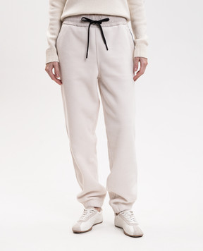 Moncler Grenoble Джогери кольору айворі L20988H0000589AK8