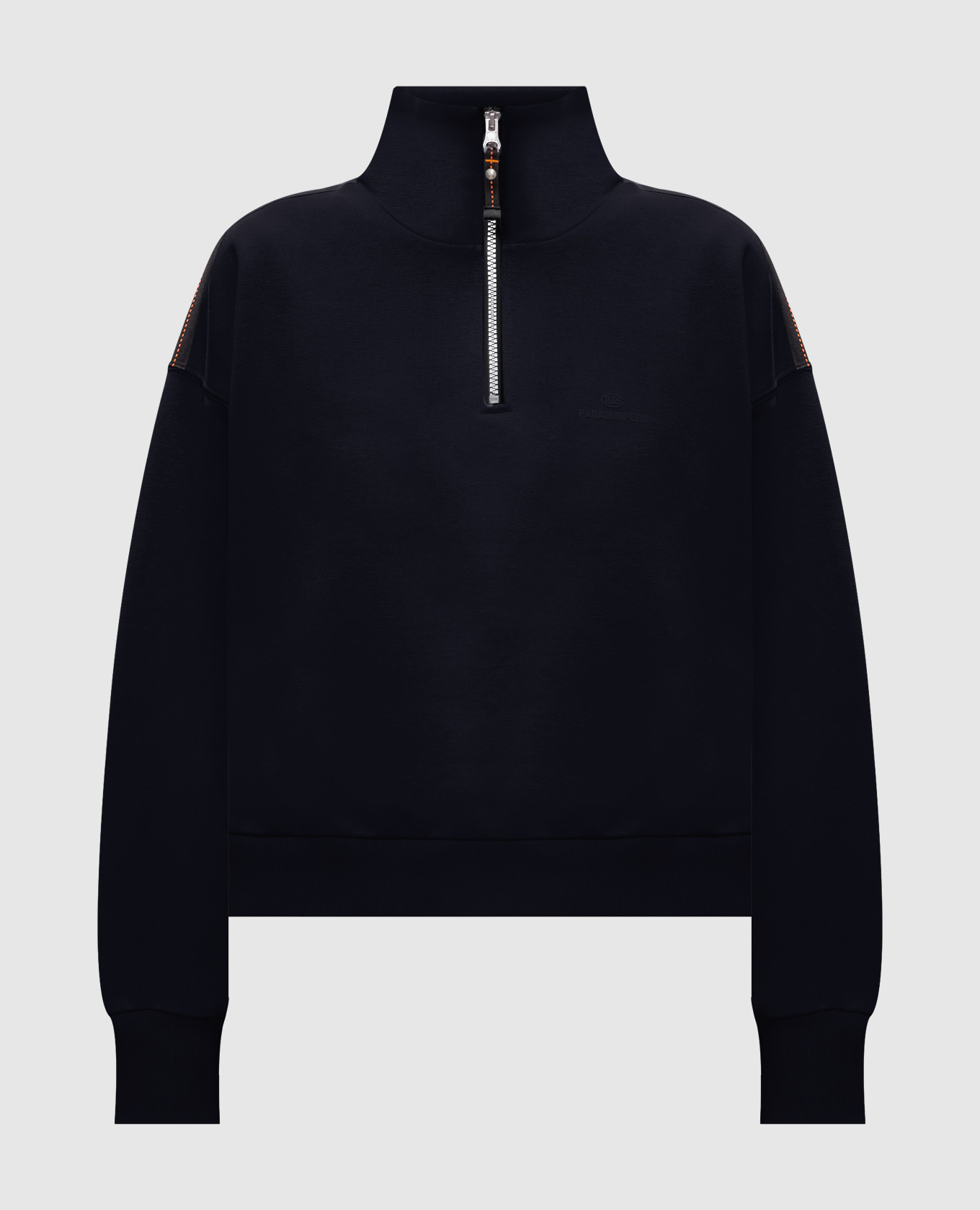 Черный свитшот Zendaya с молнией