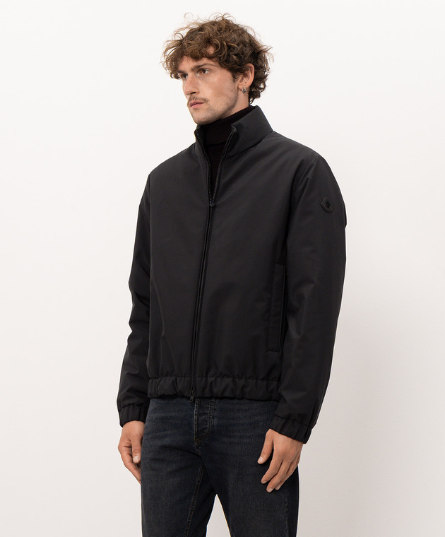 Moncler Черная пуховая куртка Luserna L20911A00115597IF изображение 3
