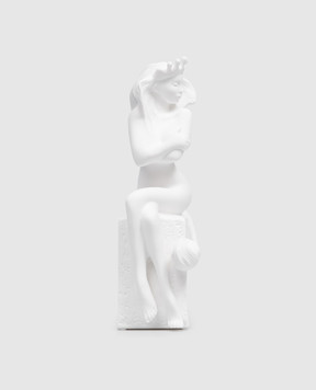 Palais Royal Декоративна біла порцелянова статуетка Zodiac Leo woman 4508
