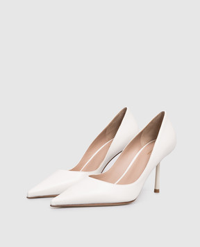 Le Silla Белые кожаные туфли Bella 4215C080BMPPNEM200