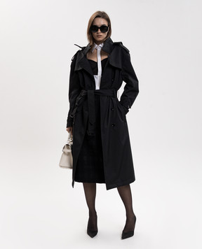 Dolce&Gabbana Чорний тренч F0X2ATGDEBL