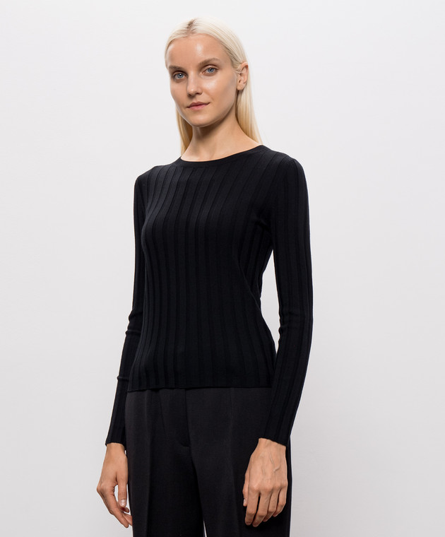 Allude Чорний джемпер з вовни 26564021 зображення 3