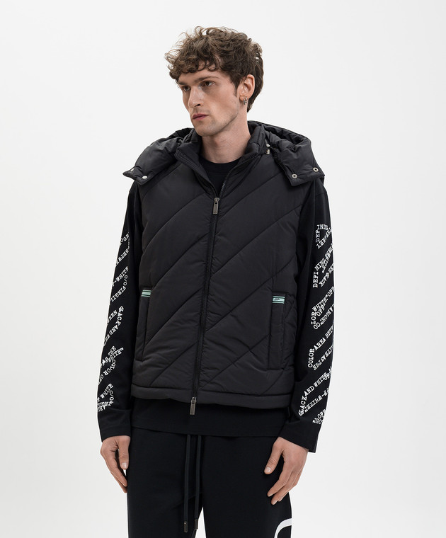 Off-White Чорний жилет 44XEX00FS26F001 зображення 3