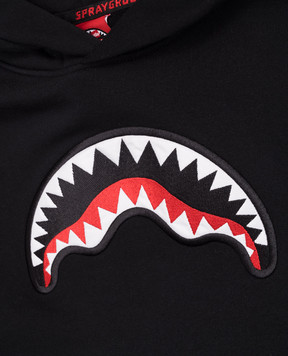 Sprayground Детское черное худи Bear in the Pocket SPY1391E