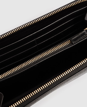 Versace Чорний шкіряний гаманець Medusa Biggie DPDI0561A10544