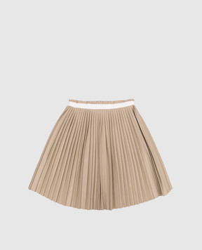 Maison Margiela MM6 Дитяча бежева спідниця-плісе M60999MM07F