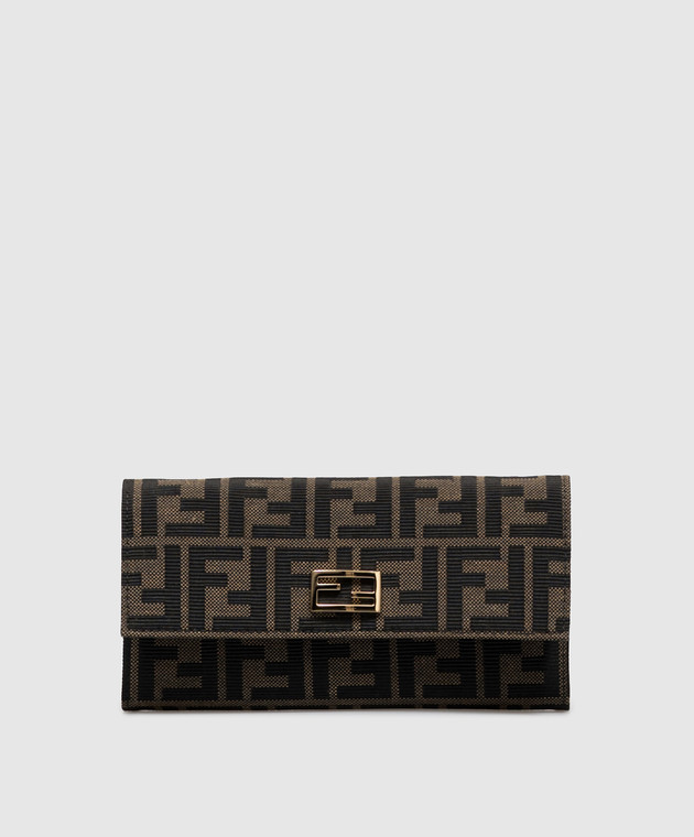Fendi Клатч Continental Tube в узор 8M0596B1JY