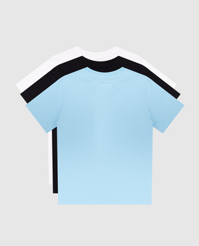 Maison Margiela MM6 Дитячий набір футболок з принтом логотипа M61016MM04I