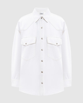 AGOLDE Белая джинсовая рубашка Lotta A73571500