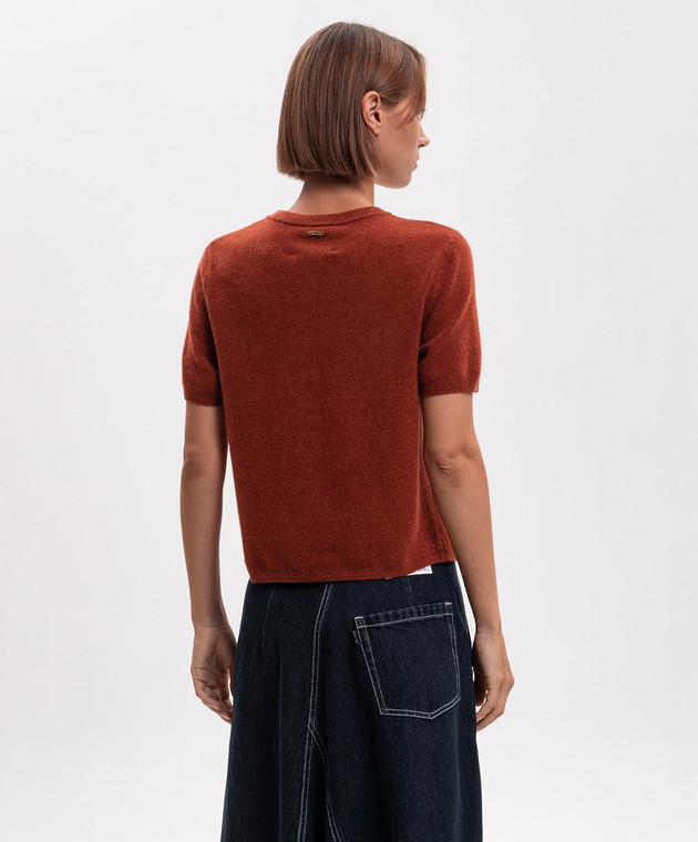 3.1 Phillip Lim Терракотовый топ с шерстью P26270587CWB изображение 4