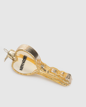 Vondels Золотистая елочная игрушка Gold key 1250101075035