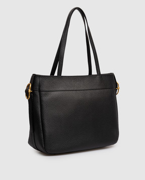 Gianni Chiarini Чорна шкіряна сумка-тоут Selena BS11773TKL