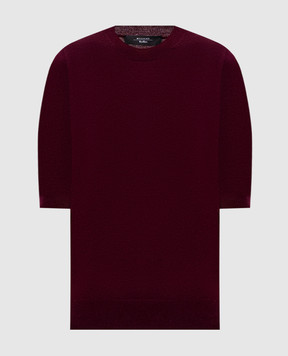 Max Mara Weekend Бордовий топ з вовни і кашеміру WKDMAREA