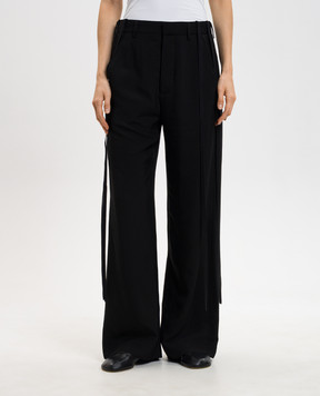 Ann Demeulemeester Черные брюки Anneke B0010192FA558