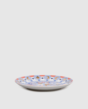 Bitossi Home Блакитна порцелянова тарілка для закусок Gemini AST00002