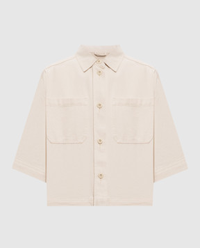 Max Mara Weekend Бежевая джинсовая рубашка TERRA WKDTERRA