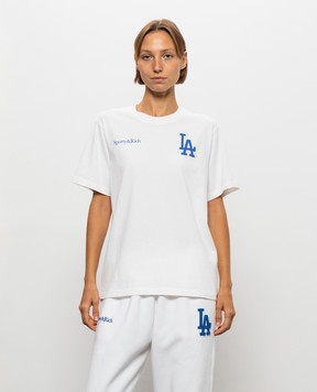 Sporty & Rich Белая футболка Dodgers Serif TO119714669WH01