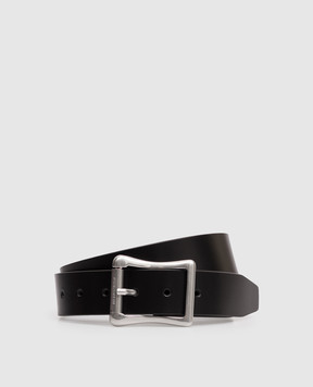 Ann Demeulemeester Чорний шкіряний ремінь Ouls B0014374LT128