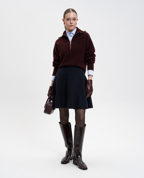 Max Mara Weekend Блакитна сорочка ACANTO з плісувванням ACANTO