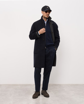 Brunello Cucinelli Двухбортное пальто из кашемира ML4549801