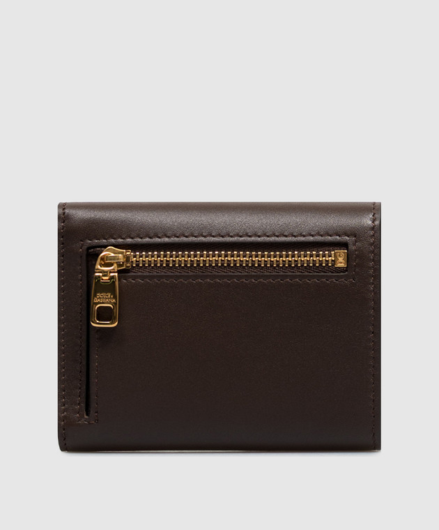 Dolce&Gabbana Коричневый кожаный портмоне BI0770A9S25 изображение 2
