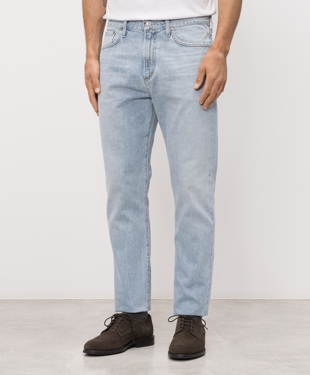 AGOLDE Голубые джинсы Curtis A6481601 изображение 3