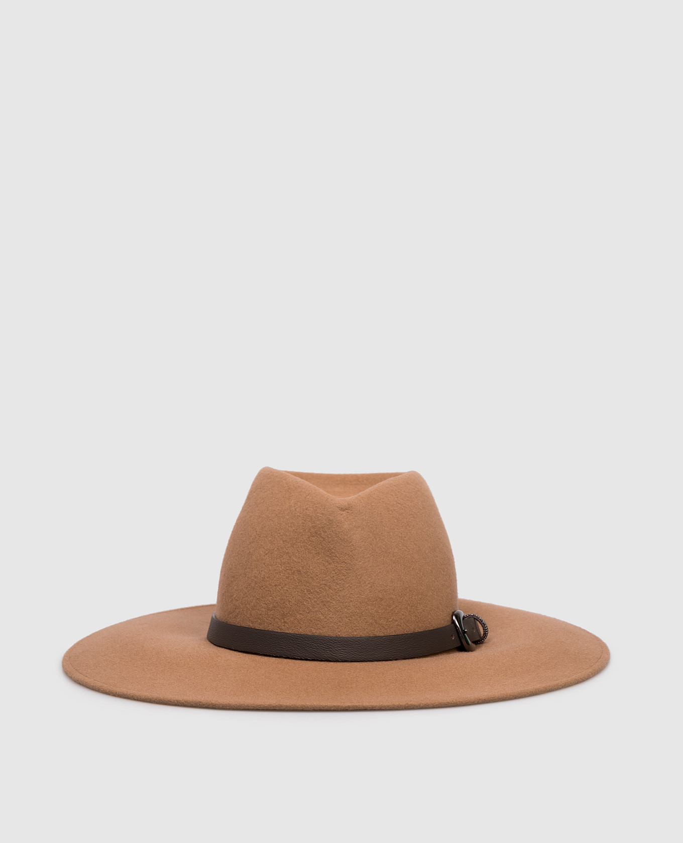 

Коричневая шляпа из шерсти, Коричневый, Шляпы