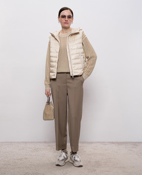 Peserico Бежевий светр з вовною альпаки A99089F079103H