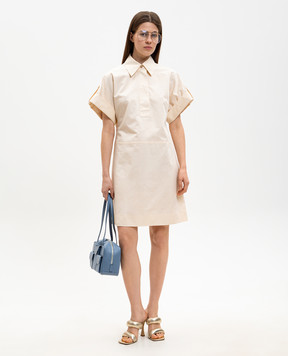 JOSEPH Платье Ali цвета айвори с льном JF009756