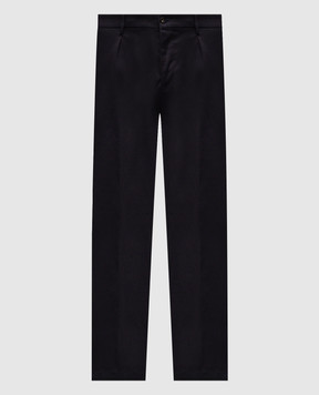 Peserico Синие брюки из хлопка R54701L107960