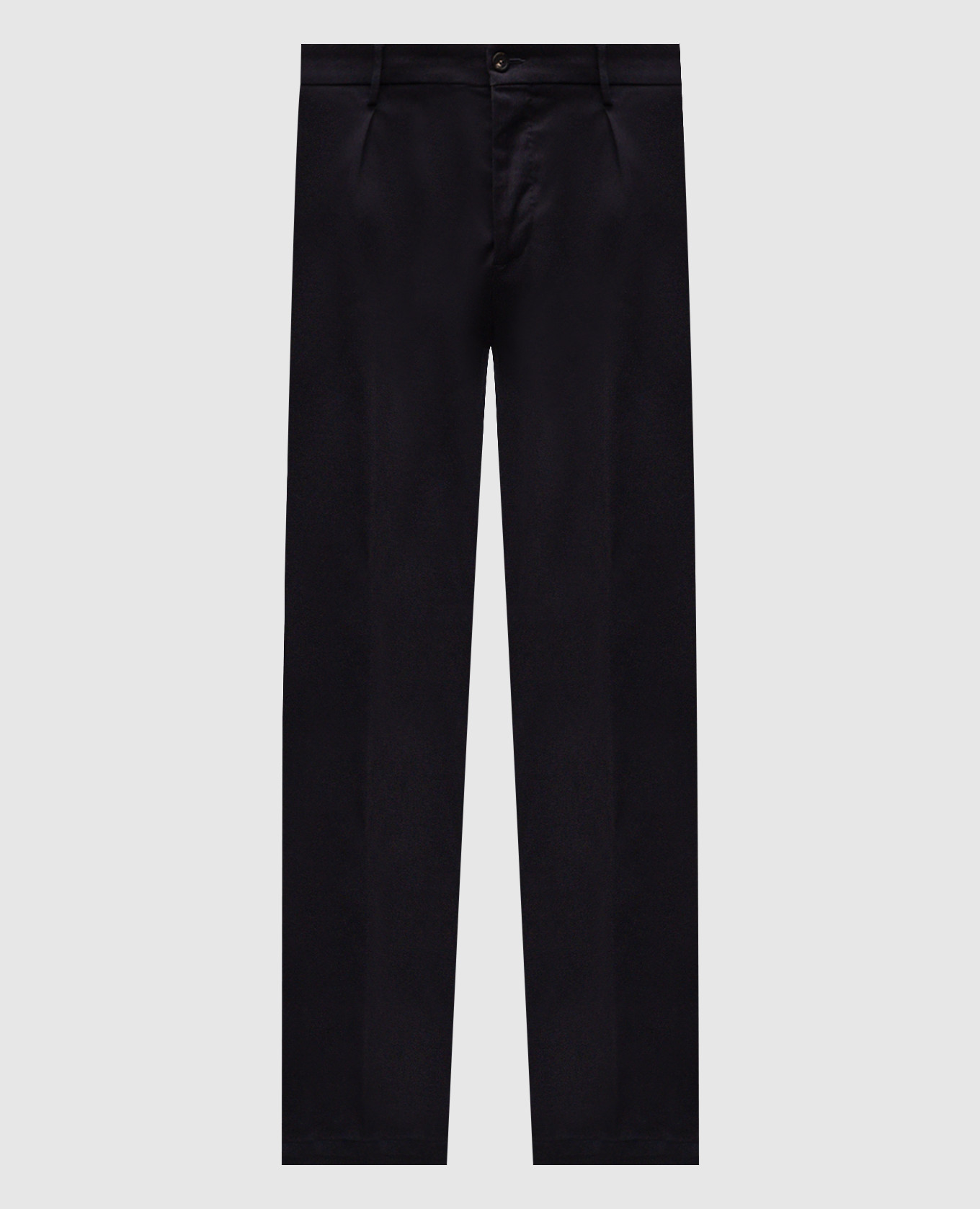 

Синие брюки из хлопка, Синий, Зауженные брюки