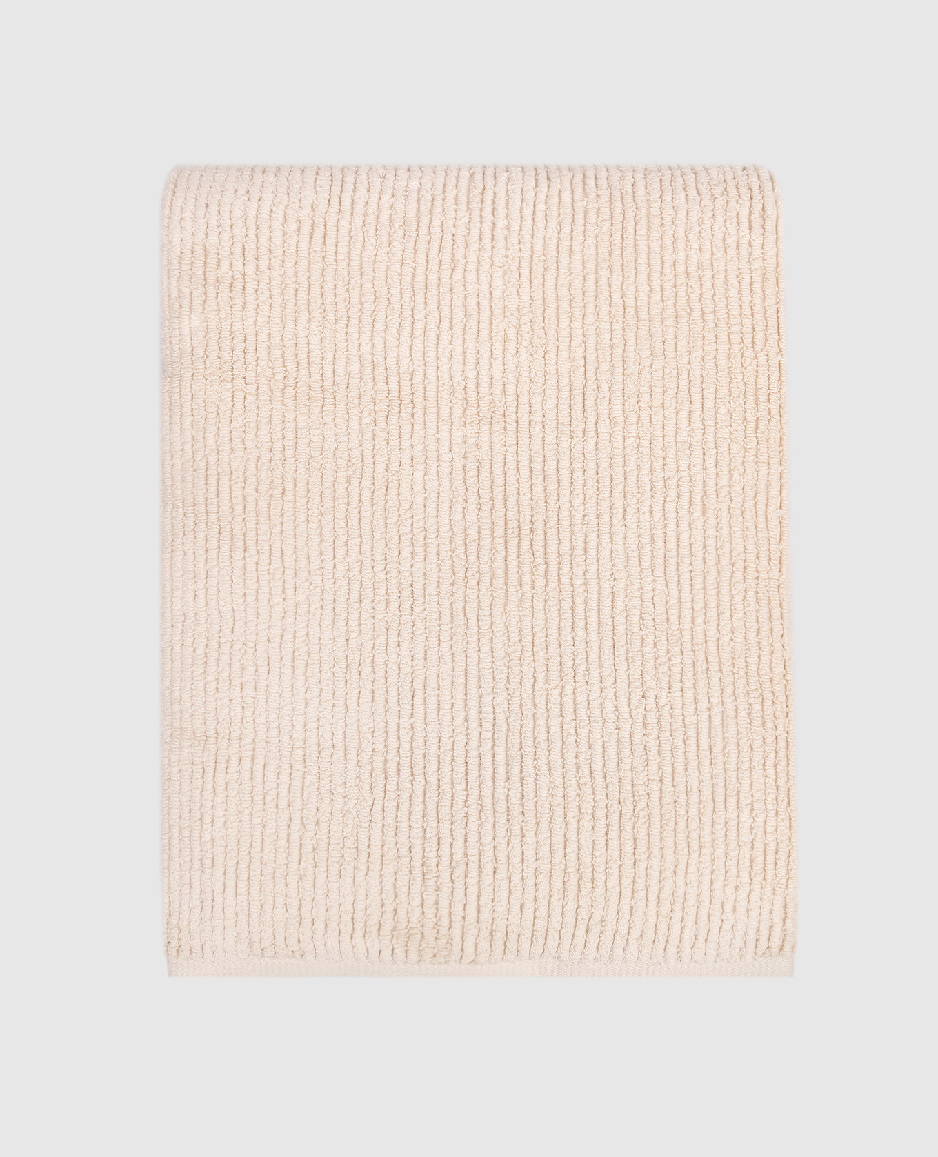 Бежевое махровое полотенце Raya