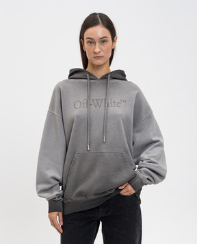 Off-White Серые худи с логотипом 2BB06DF25FLE001
