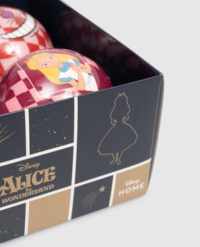 Disney Набор елочных шаров Alice in Wonderland 4 шт DN25110