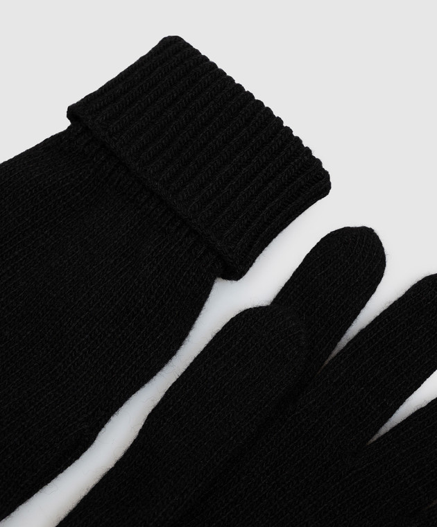 Woolrich Чорні рукавички з вовною CFWOAC0347MBUF0659 зображення 3