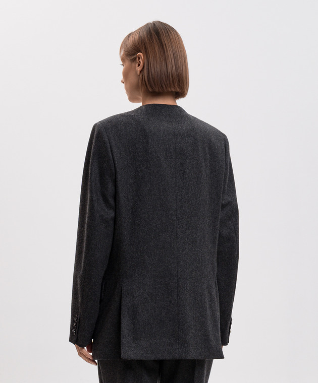Jil Sander Сірий жакет з вовни J02BN0261J40333 зображення 4
