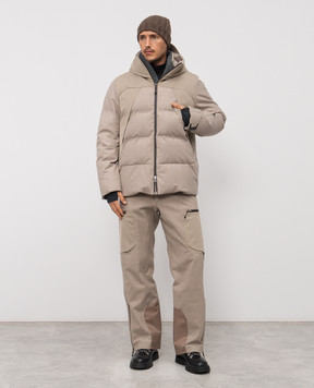 Sease Бежевые горнолыжные брюки из шерсти OS080TN637