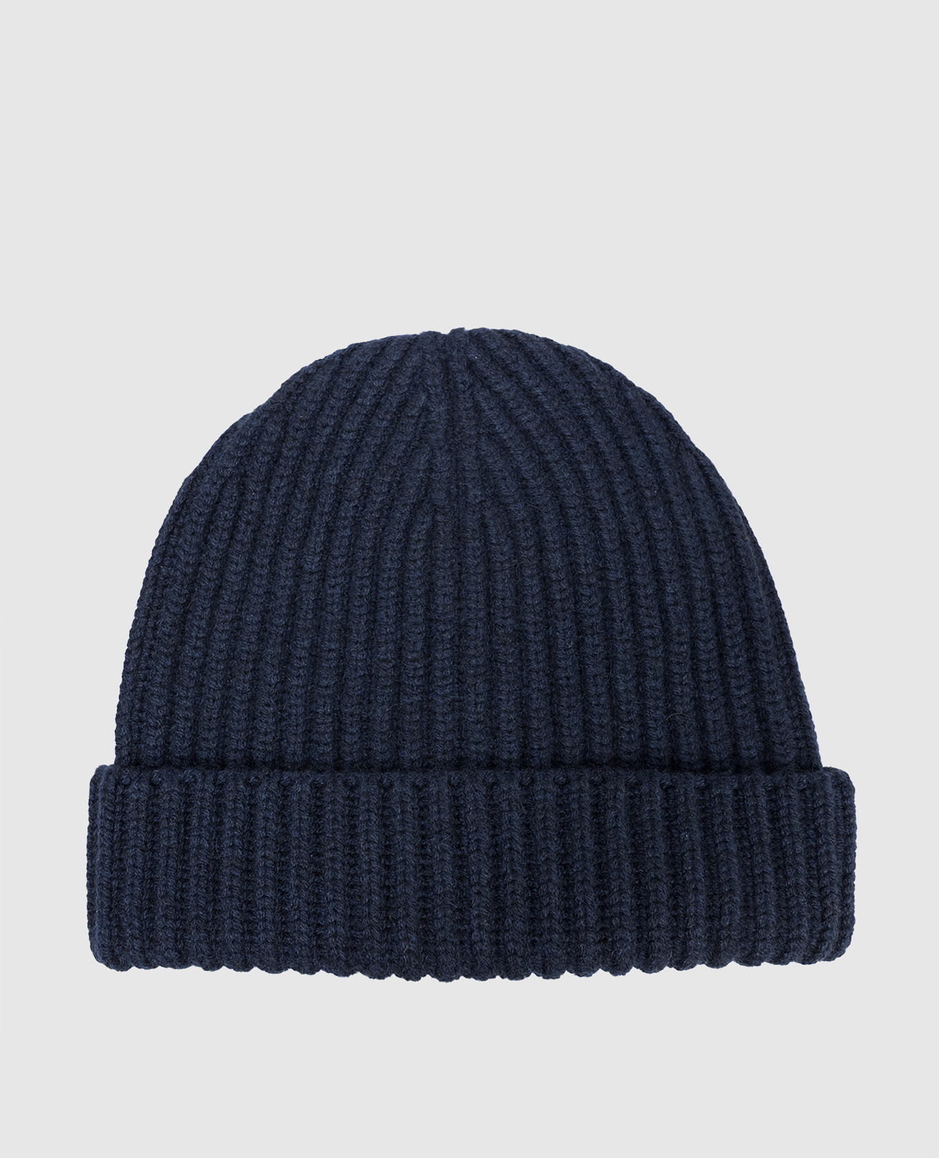 Синяя шапка из кашемира