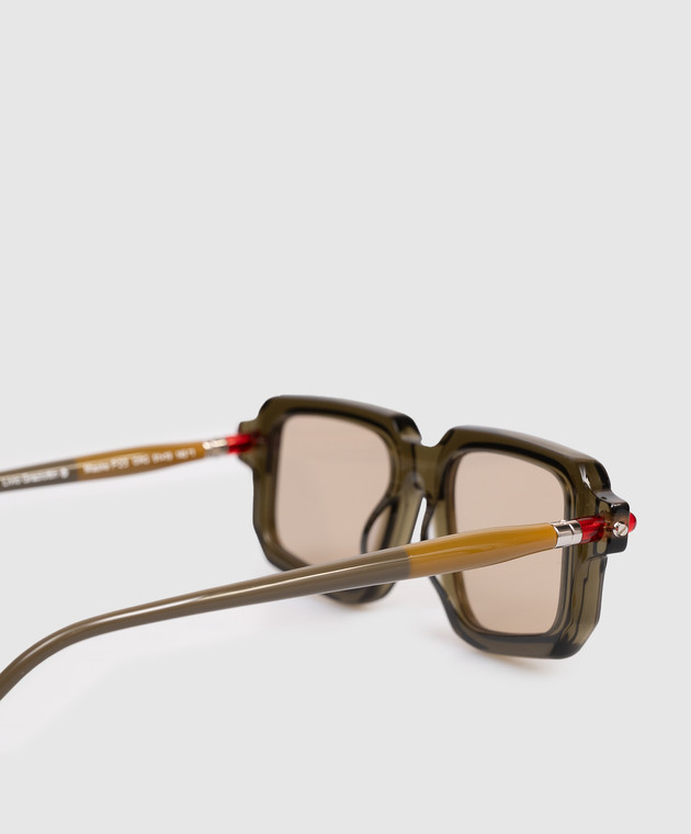 Kuboraum Солнцезащитные очки P23 цвета хаки KRSP23GRG000002M изображение 4