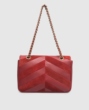 Valentino Красная кожаная сумка Djuna 9W2B0T55TIE