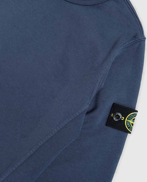 Stone Island Дитячий синій костюм зі світшота та шортів L1S166300001S004014