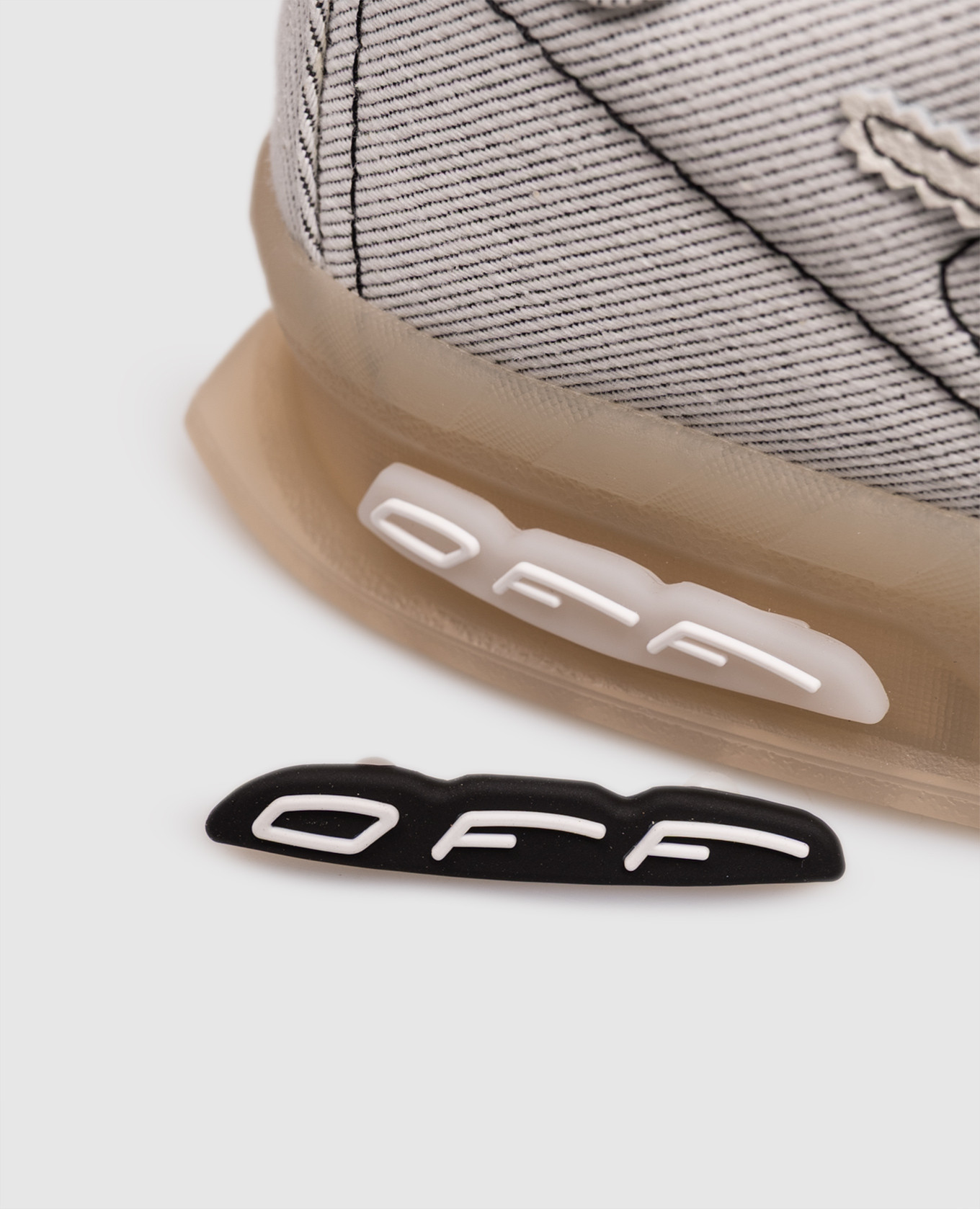 Off-White Серые кроссовки End Of Play OMIA2ALZ26DEN001 изображение 6