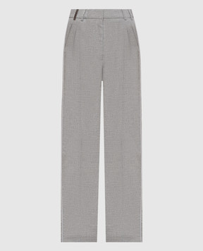 Peserico Сірі штани з вовною PM480701948