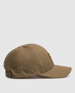 C.P. Company Детская кепка хаки с вышивкой логотипа CPX005LOA04