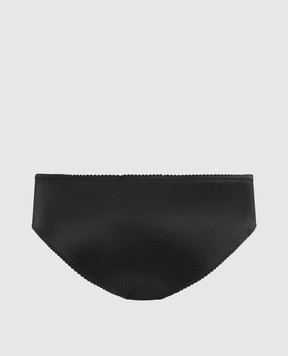 Dolce&Gabbana Чорні трусики сліпи із шовку O2B23TONO13