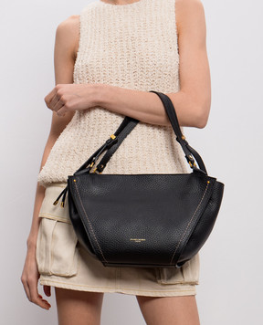 Gianni Chiarini Черная кожаная сумка-тоут Bloom BS12226RNGDBLTU