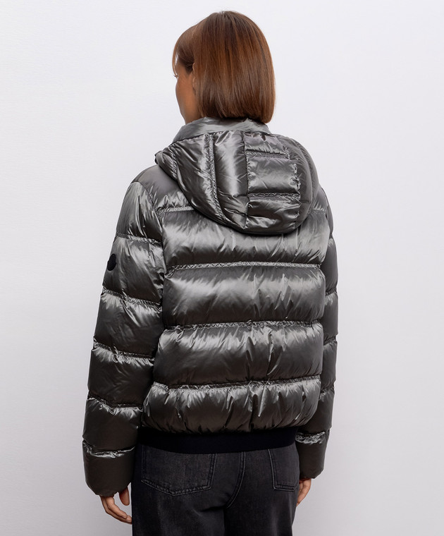 Moncler Серый пуховик Sensation L20931A000435993C изображение 4