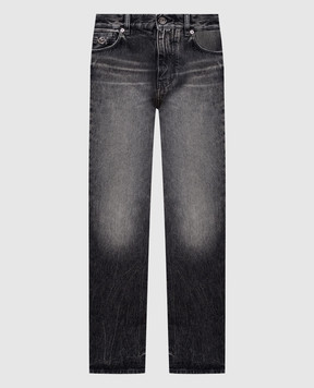 Versace Сірі джинси з ефектом потертості 10177751A16053