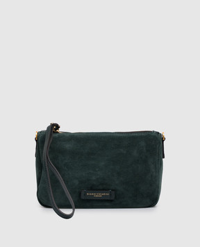 Gianni Chiarini Зеленая замшевая сумка кросс-боди Nora BS10224CMPL